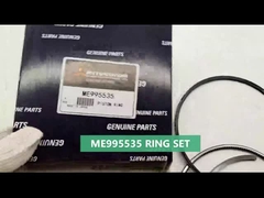 6D16T 6D16 এক্সকাভেটর ইঞ্জিন যন্ত্রাংশ পিস্টন রিং ME995535 রিং সেট