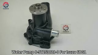 Isuzu 6BG1 এর জন্য ওয়াটার পাম্প 8-97253028-0