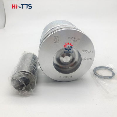 ইঞ্জিন পার্টস 4BT 4D102 6D102 6BT STD পিস্টন কিট 6738-31-2110 6738-31-2111 3957795