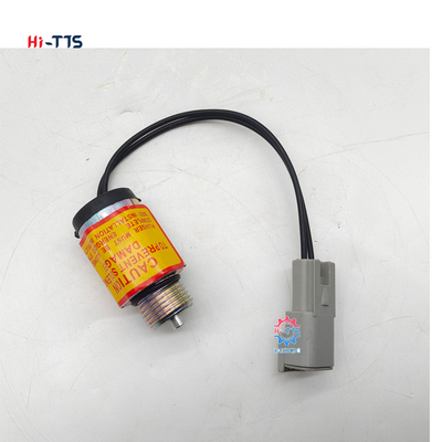 12V 24V Excavator ইঞ্জিন পার্টস জ্বালানি স্টপ Solenoid ভালভ 6677383