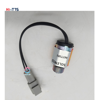 12V 24V Excavator ইঞ্জিন পার্টস জ্বালানি স্টপ Solenoid ভালভ 6677383