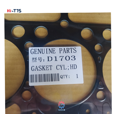 সিলিন্ডার হেড গ্যাসকেট D1703 মেটাল 1G750-03312 ইঞ্জিনের অংশগুলির জন্য গ্যাসকেট সিলিন্ডার হেড