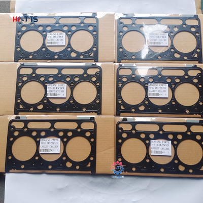 সিলিন্ডার হেড গ্যাসকেট D1703 মেটাল 1G750-03312 ইঞ্জিনের অংশগুলির জন্য গ্যাসকেট সিলিন্ডার হেড