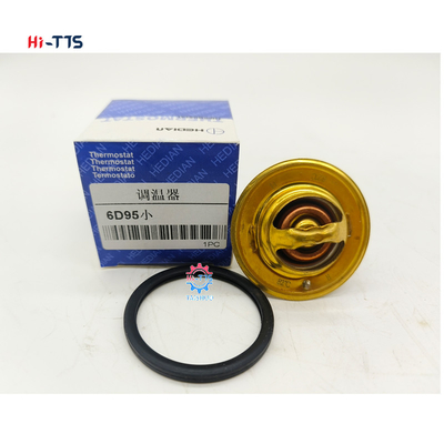 ইঞ্জিনের যন্ত্রাংশ 6D95 থার্মোস্ট্যাট 82°C 600-421-6120 600-421-6110 600-421-6360