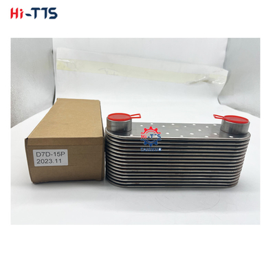 D7D-15P এক্সক্যাভারের জন্য তেল কুলার কোর