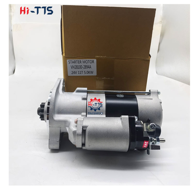 SK350-8 SK350-10 J08E খননকারীর যন্ত্রাংশ স্টার্টার মোটর 24V 11T 5.0W 28100-2894A VH281002894A