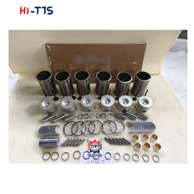 6D14T এক্সক্যাভারের জন্য ইঞ্জিন কিট E120 E140 E180 লিনার, পিস্টন, রিং,ভালভ, বুশিং, ফুল গ্যাসকেট কিট