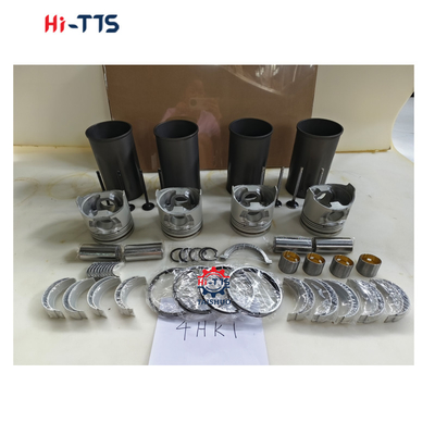 4HK1 ইঞ্জিন কিট EX200-3 EX210-3 EX240-3 এক্সক্যাভেটর লিনার, পিস্টন, রিং, ভালভ, বুশিং, ফুল গ্যাসকেট কিটের জন্য