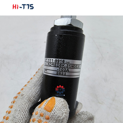 111-9916 E320B 320C E320D E325B Excavator Machinery Parts এর জন্য 24 ভি স্টপ সোলিনয়েড ভালভ