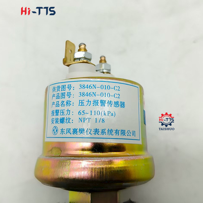 তেল চাপ সেন্সর ডাবল ফুট সোলিনয়েড ভালভ 3846N-010-C2 622333 Excavator জন্য