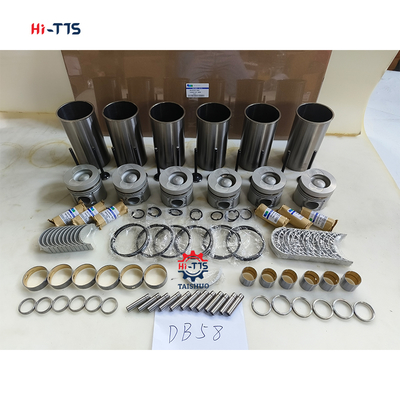 খননকারী DH220-7 ইঞ্জিন DB58 ওভারহোল কিট লাইনার কিট পিস্টন ৬ সিলিন্ডার 65.02501-0416