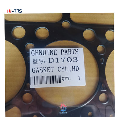 সিলিন্ডার হেড গ্যাসকেট D1703 মেটাল 1G750-03312 ইঞ্জিনের অংশগুলির জন্য গ্যাসকেট সিলিন্ডার হেড