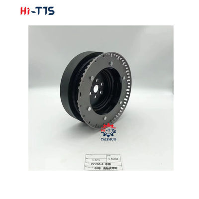 ইঞ্জিনের যন্ত্রাংশ PC200-8 PC240-8MO 6D107-2 পলি ক্র্যাঙ্কশ্যাফ্ট 6738613170