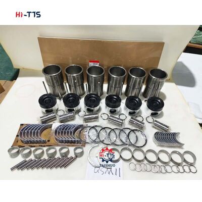 ভালো দাম Excavator Engine Repair Parts QSM11সিলিন্ডার লিনার কিট 4952181 পিস্টন 3803977 রিং3803703 লিনার অনলাইন