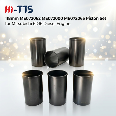 সিলিন্ডার লিনার 6D16 ME051157 ME041102 ডিজেল ইঞ্জিনের যন্ত্রাংশ